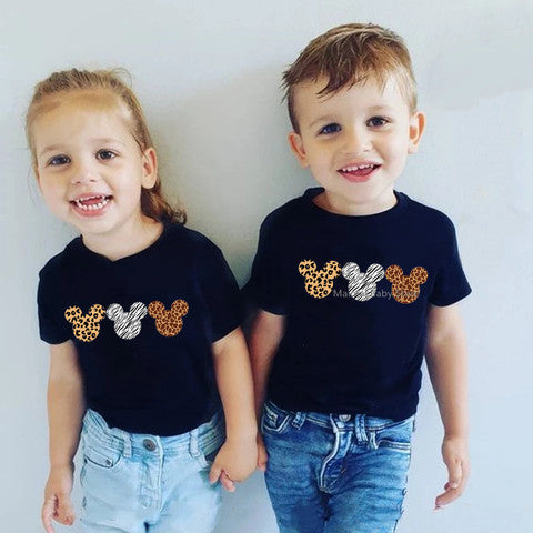 Disney Leopard Mickey Ears T-Shirt