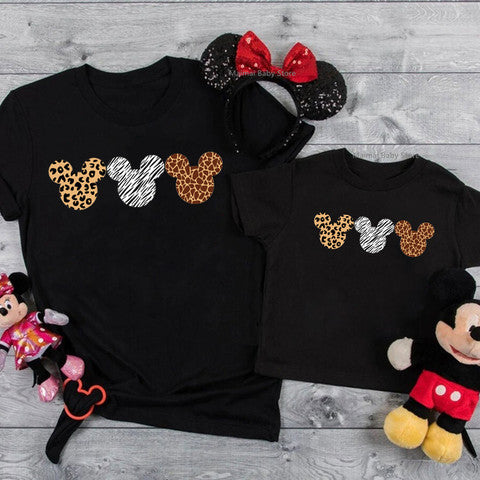 Disney Leopard Mickey Ears T-Shirt