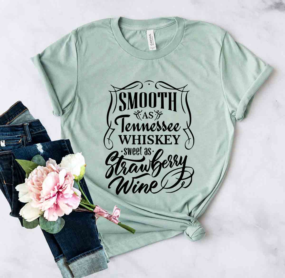 Smooth As Tennessee Whiskey Sweet As Shirt