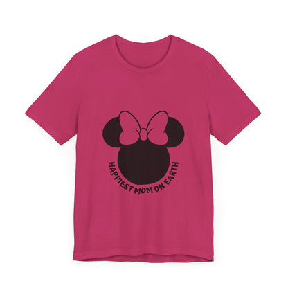 Happiest Mom on Earth Minnie Head T-Shirt