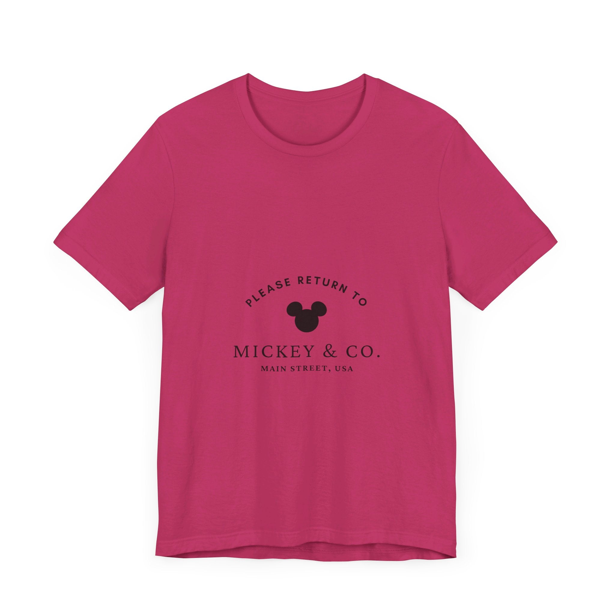 Please Return to Mickey and Co Main Street USA Disney T-Shirt