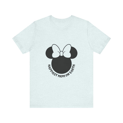 Happiest Mom on Earth Minnie Head T-Shirt