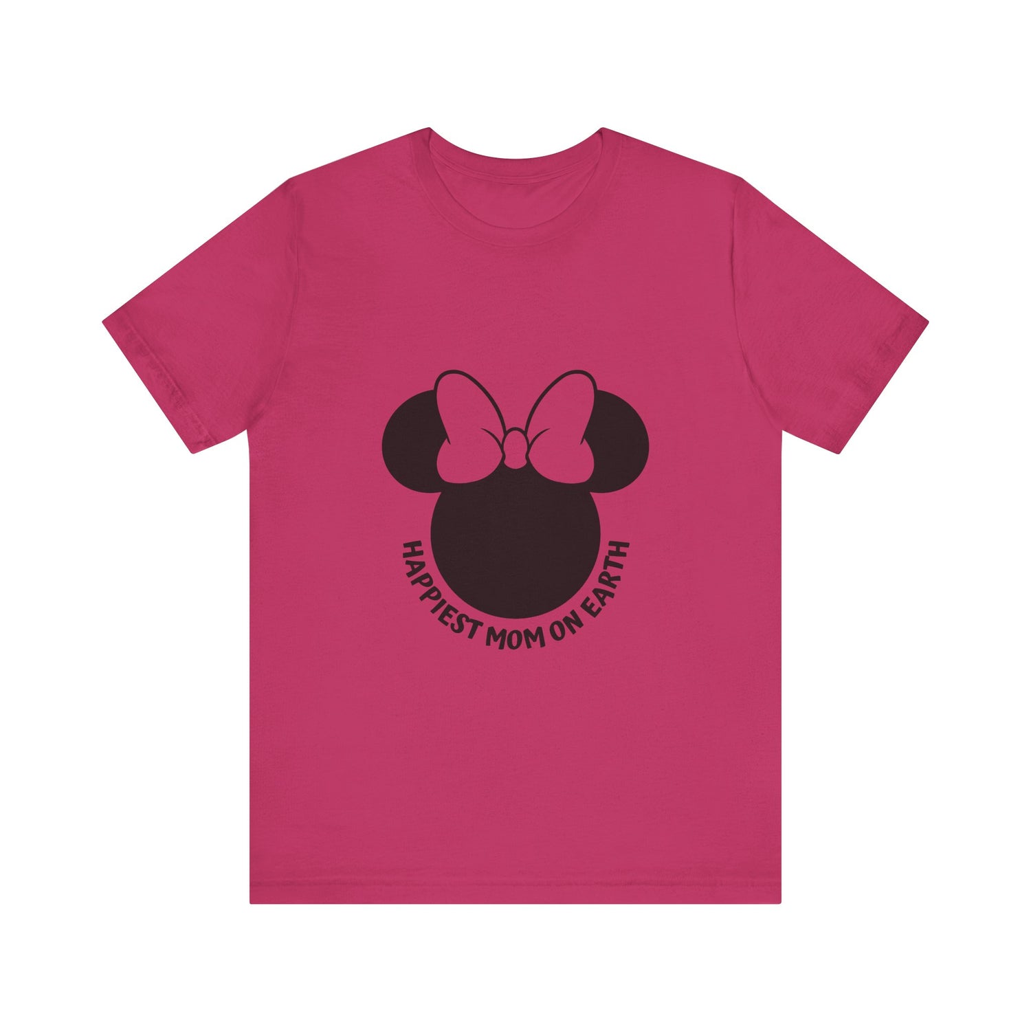 Happiest Mom on Earth Minnie Head T-Shirt