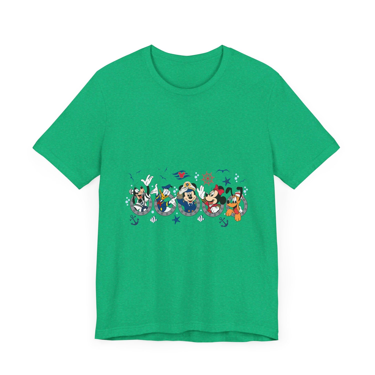 Cruise Line Porthole with Characters T-Shirt