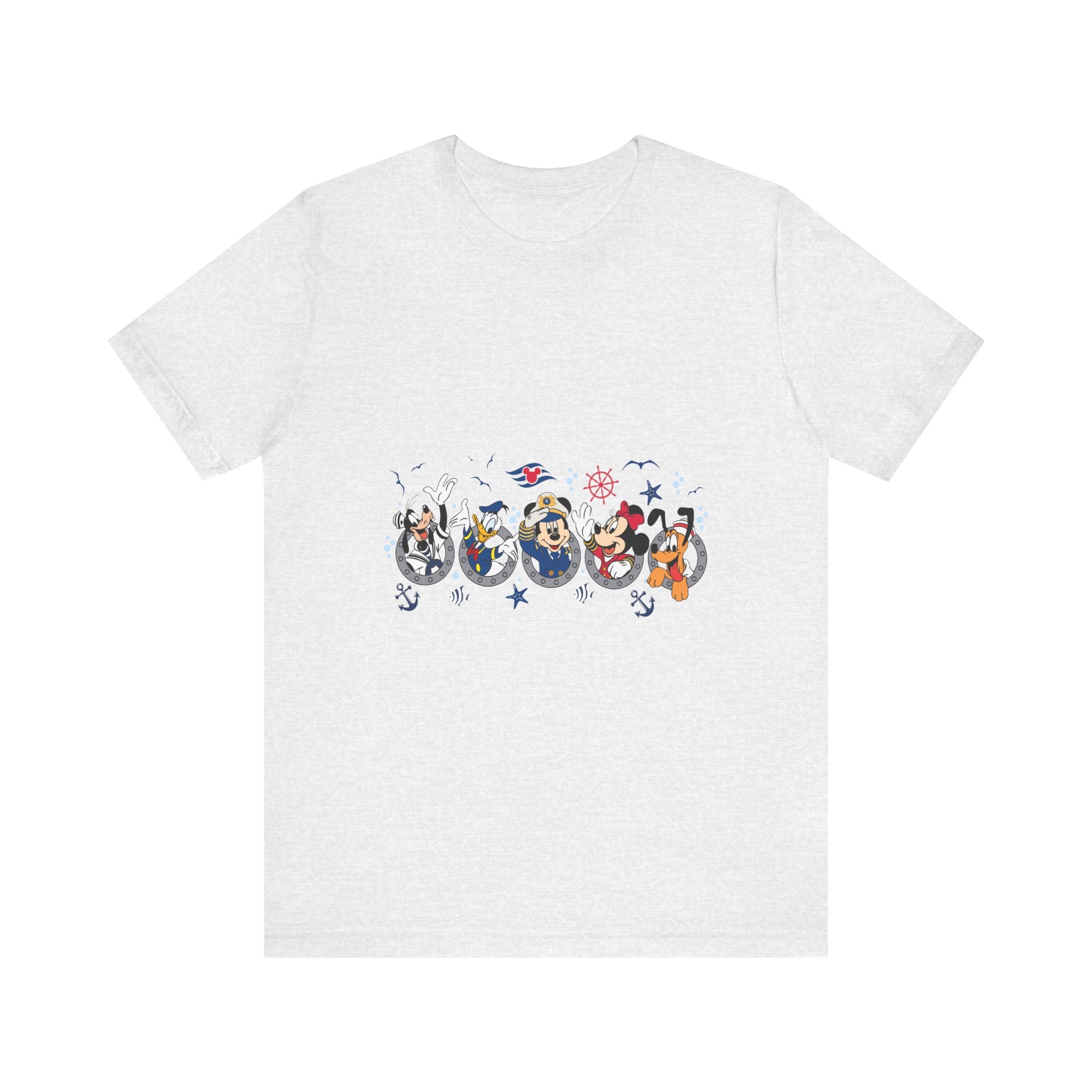 Cruise Line Porthole with Characters T-Shirt