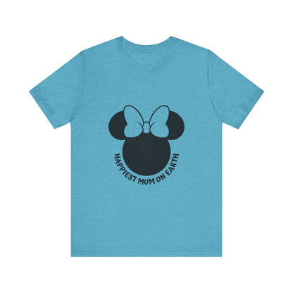 Happiest Mom on Earth Minnie Head T-Shirt