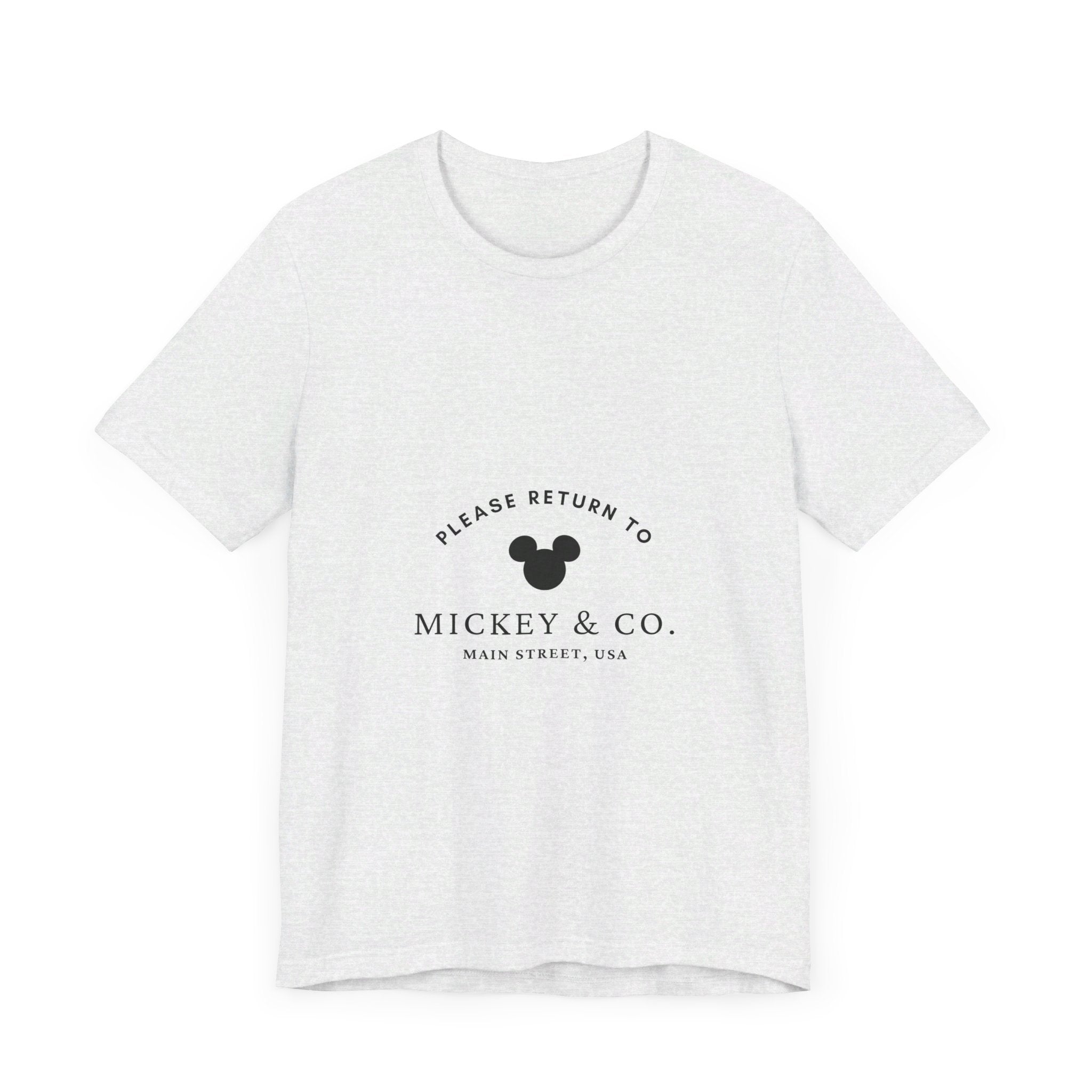 Please Return to Mickey and Co Main Street USA Disney T-Shirt