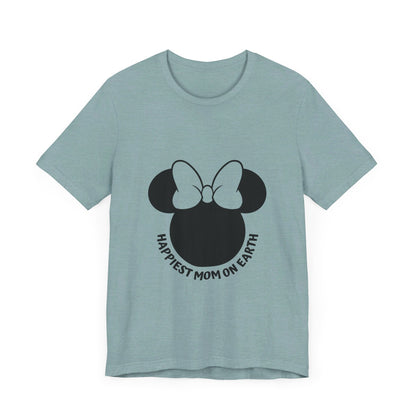 Happiest Mom on Earth Minnie Head T-Shirt