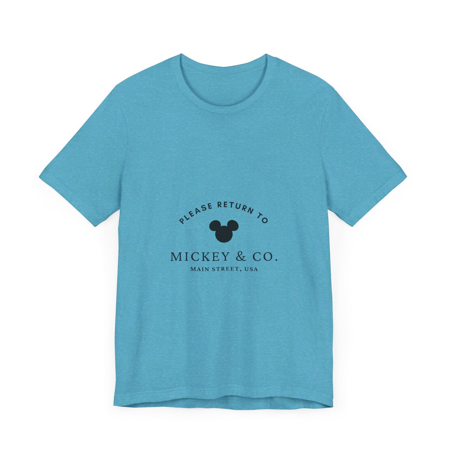 Please Return to Mickey and Co Main Street USA Disney T-Shirt