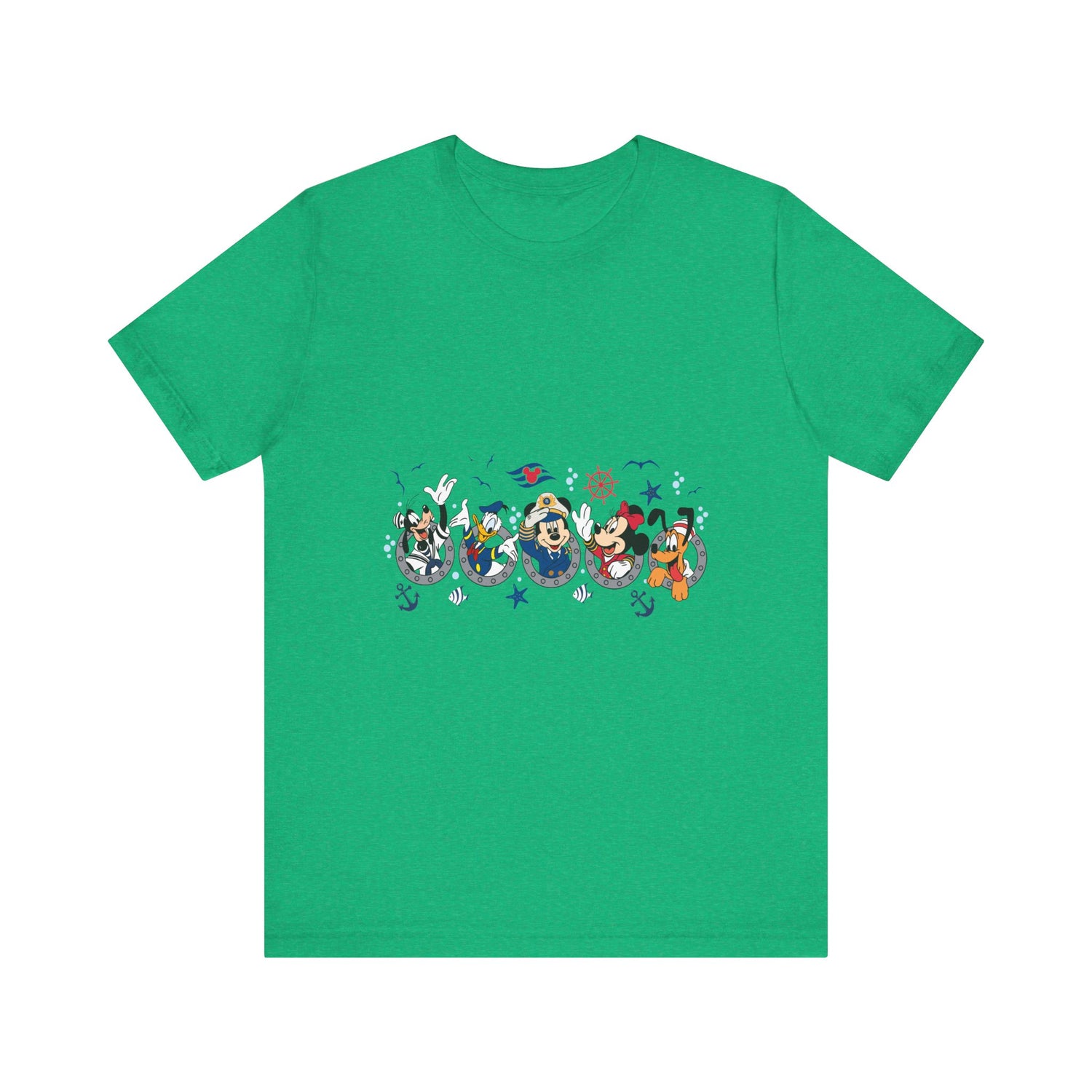 Cruise Line Porthole with Characters T-Shirt
