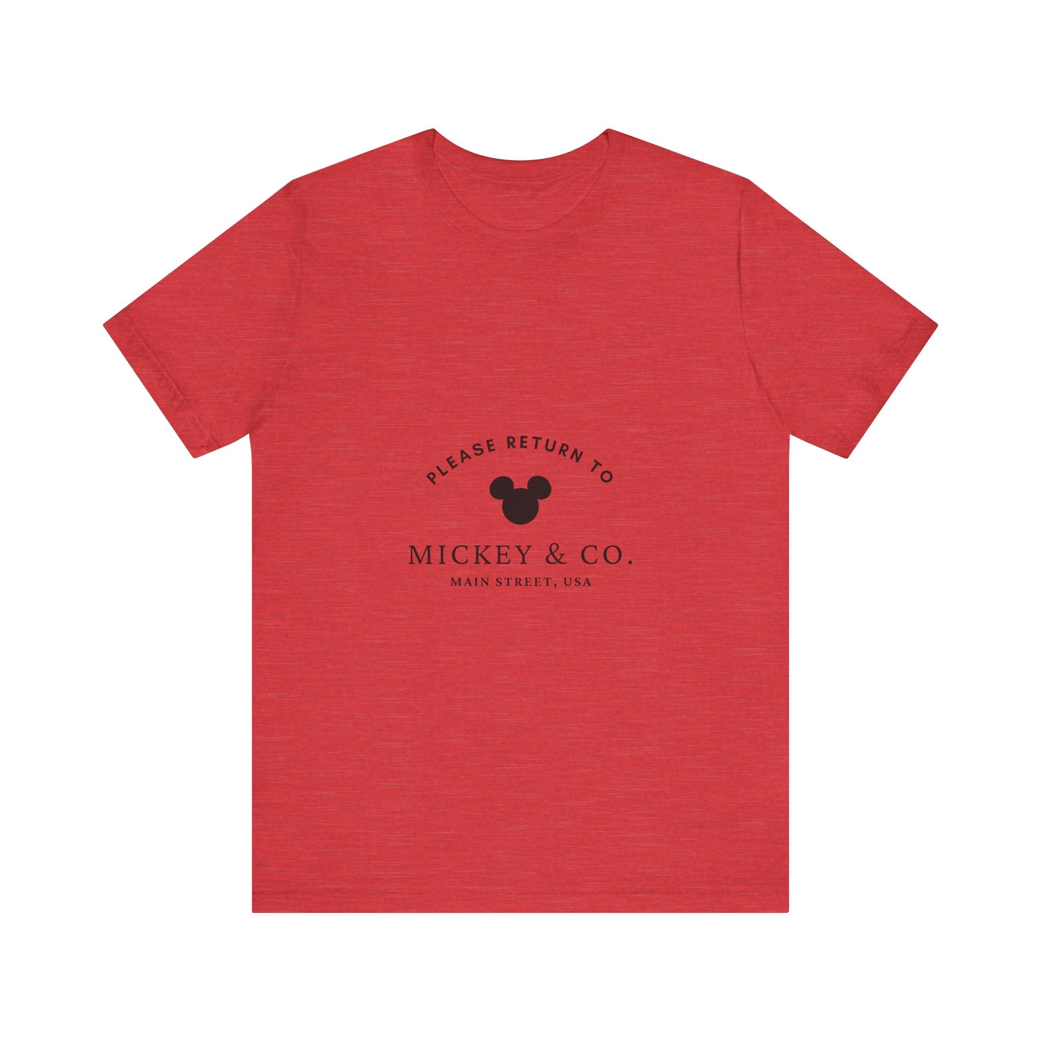 Please Return to Mickey and Co Main Street USA Disney T-Shirt