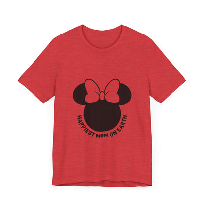Happiest Mom on Earth Minnie Head T-Shirt