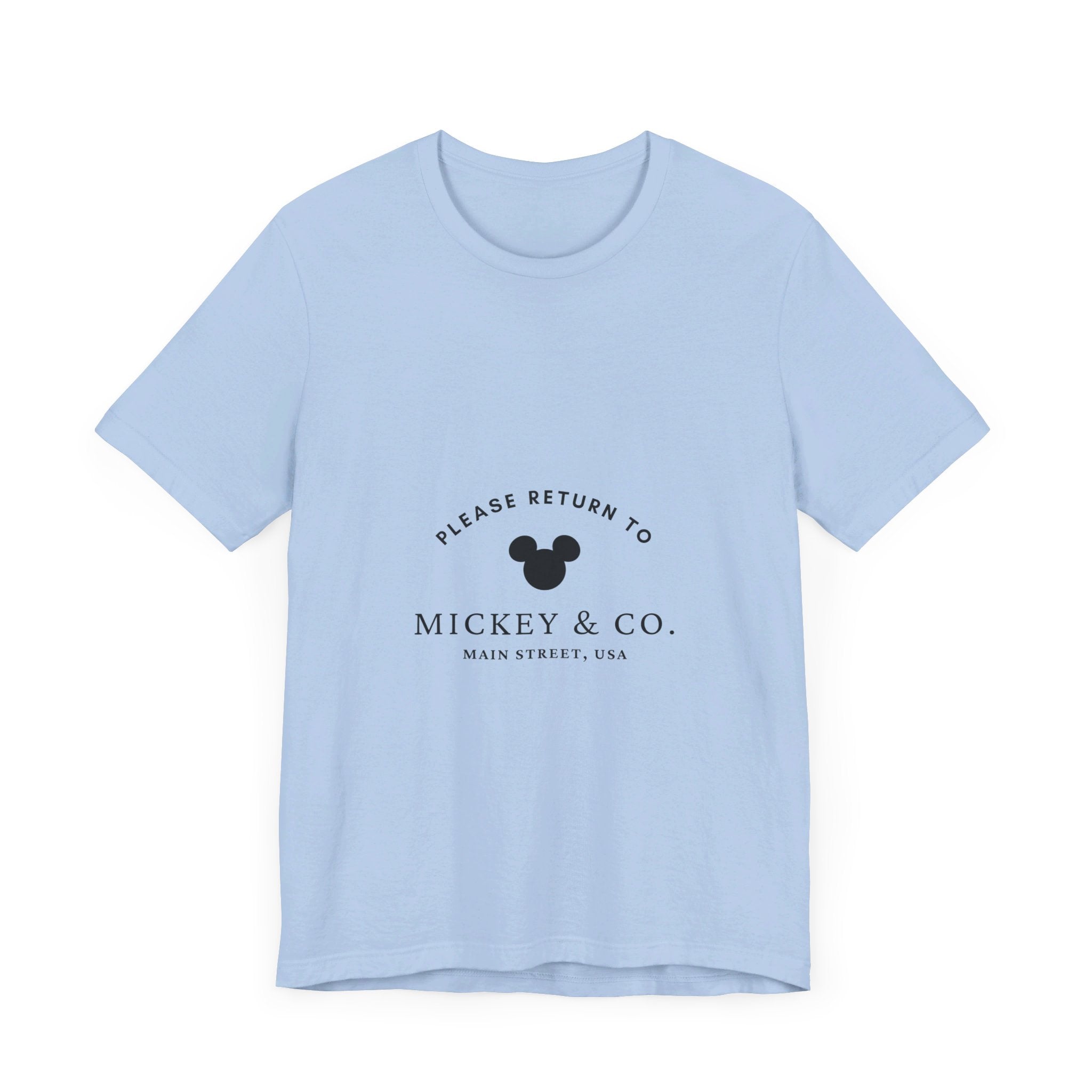 Please Return to Mickey and Co Main Street USA Disney T-Shirt