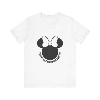 Happiest Mom on Earth Minnie Head T-Shirt