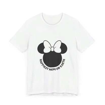 Happiest Mom on Earth Minnie Head T-Shirt