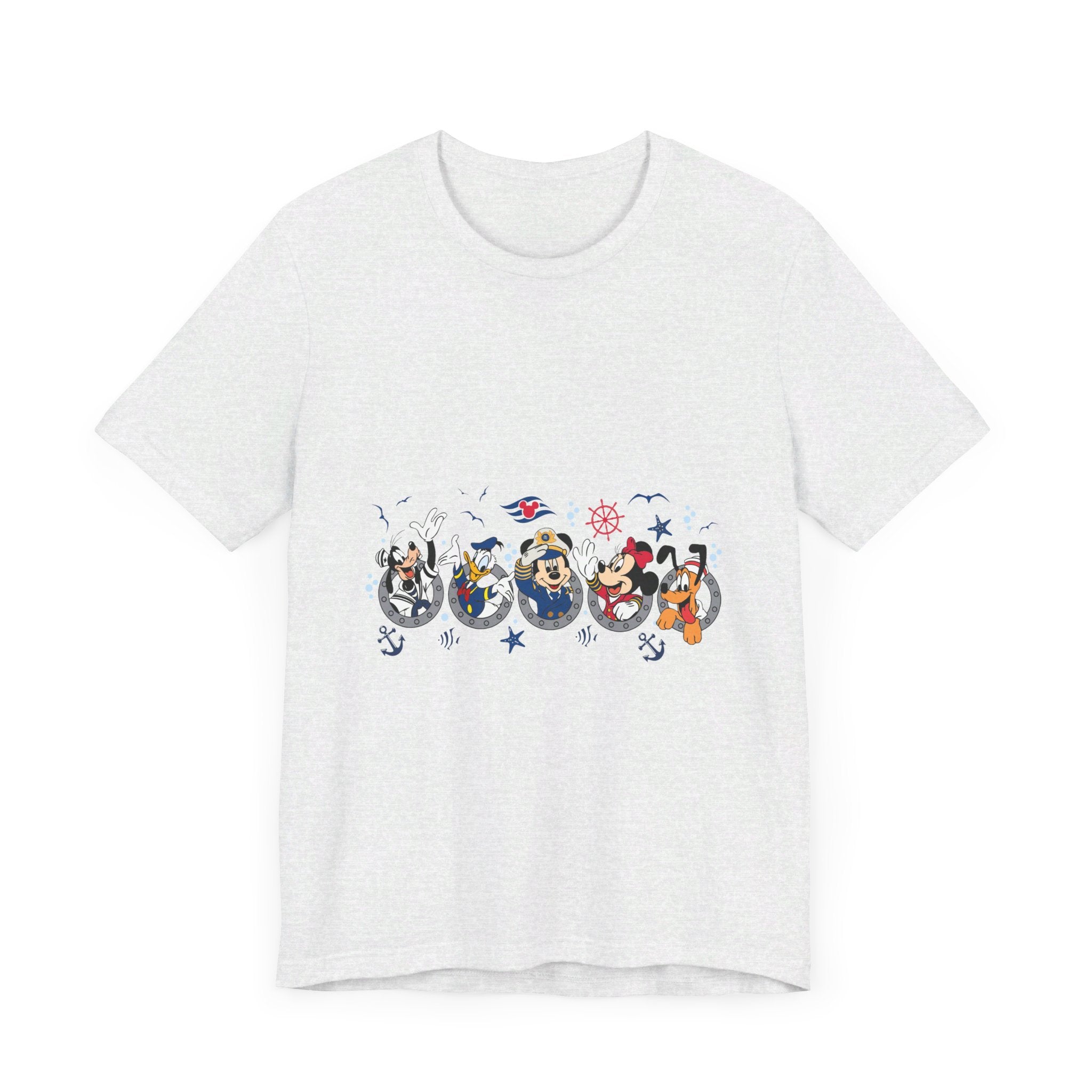 Cruise Line Porthole with Characters T-Shirt