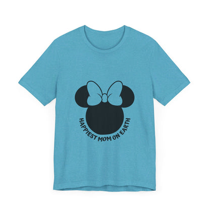 Happiest Mom on Earth Minnie Head T-Shirt