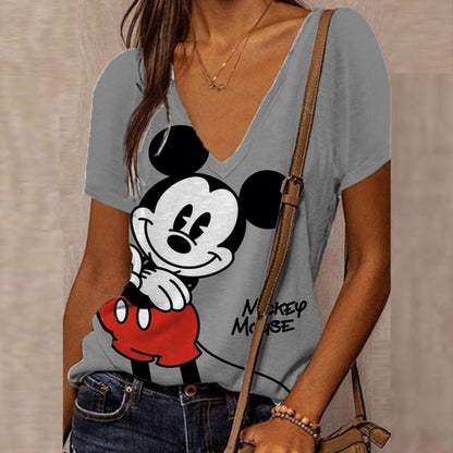 Mickey Mouse Print T-shirt