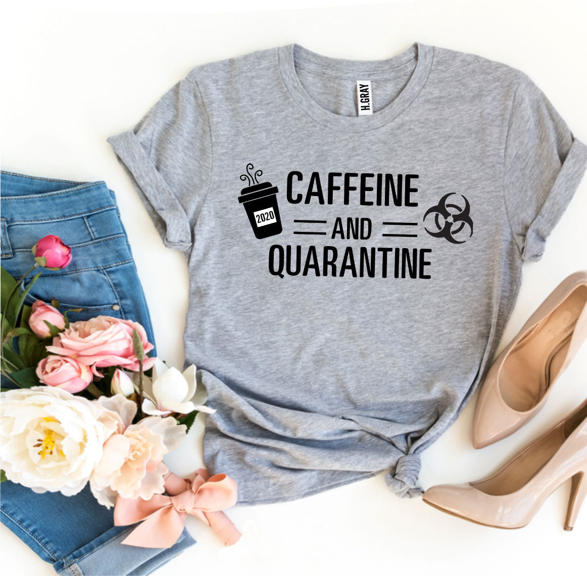 Lightweight Graphic Tees | Quarantine T-shirt | Enchanted Threads